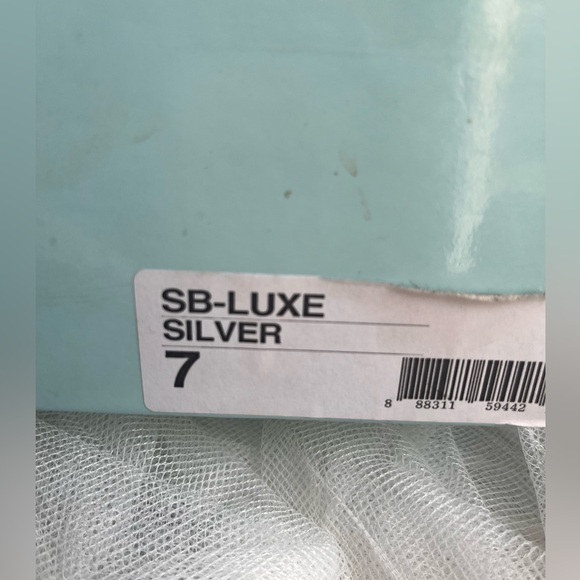 Rhinestone Heels Blue by Betsey Johnson - Picture 4 of 5